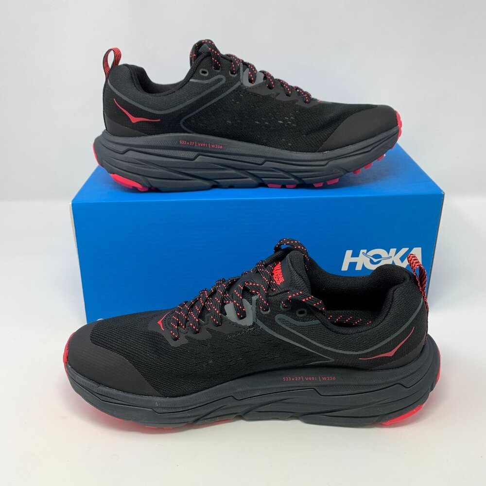 Hoka Women's Shoes 7 Challenger ATR 6 GTX Running Shoe Black Pink Size 7 - Picture 2 of 7